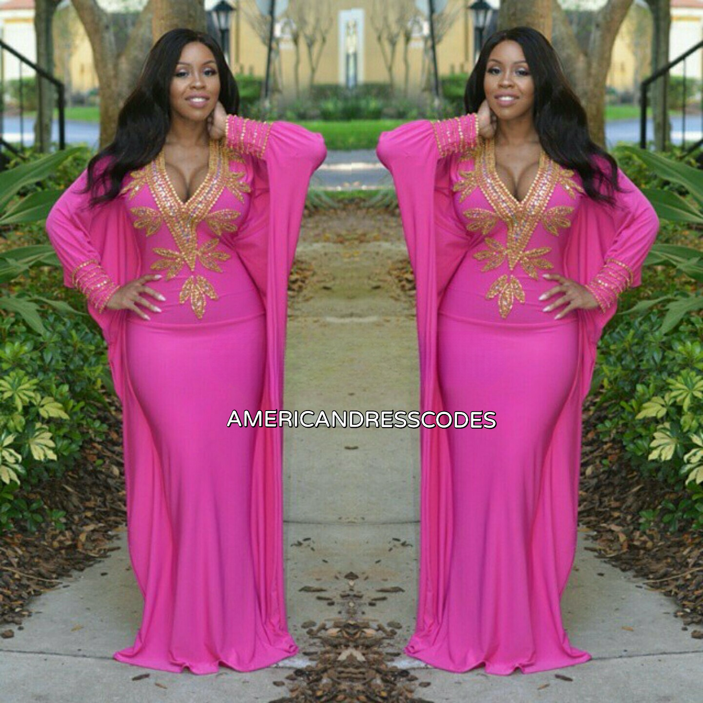 Rachel kaftan ( pink fuchsia )