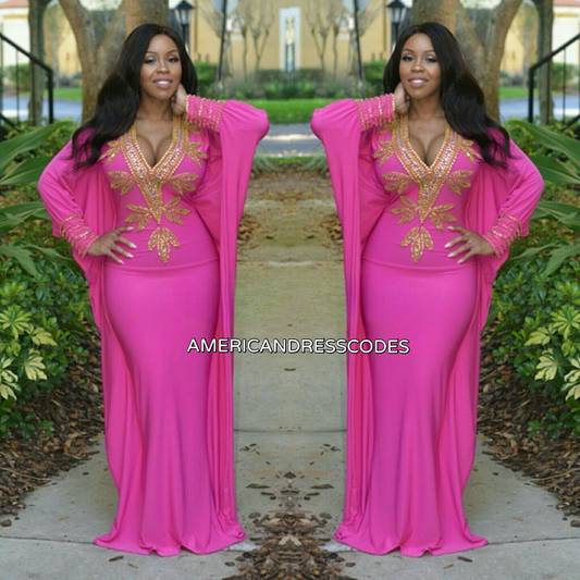 Rachel kaftan ( pink fuchsia )