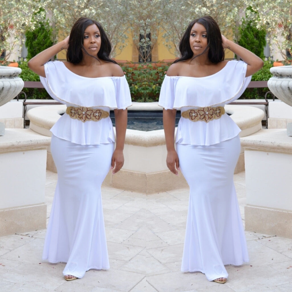 Hawaii Premium Dress ( White )