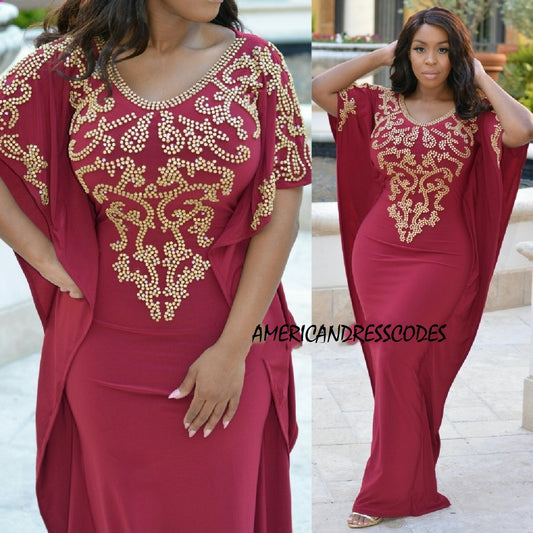 Angela Kaftan (Wine colour)