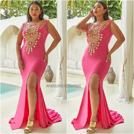 Daniella dress (Pink Fuchsia)