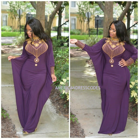 Adele kaftan Dress