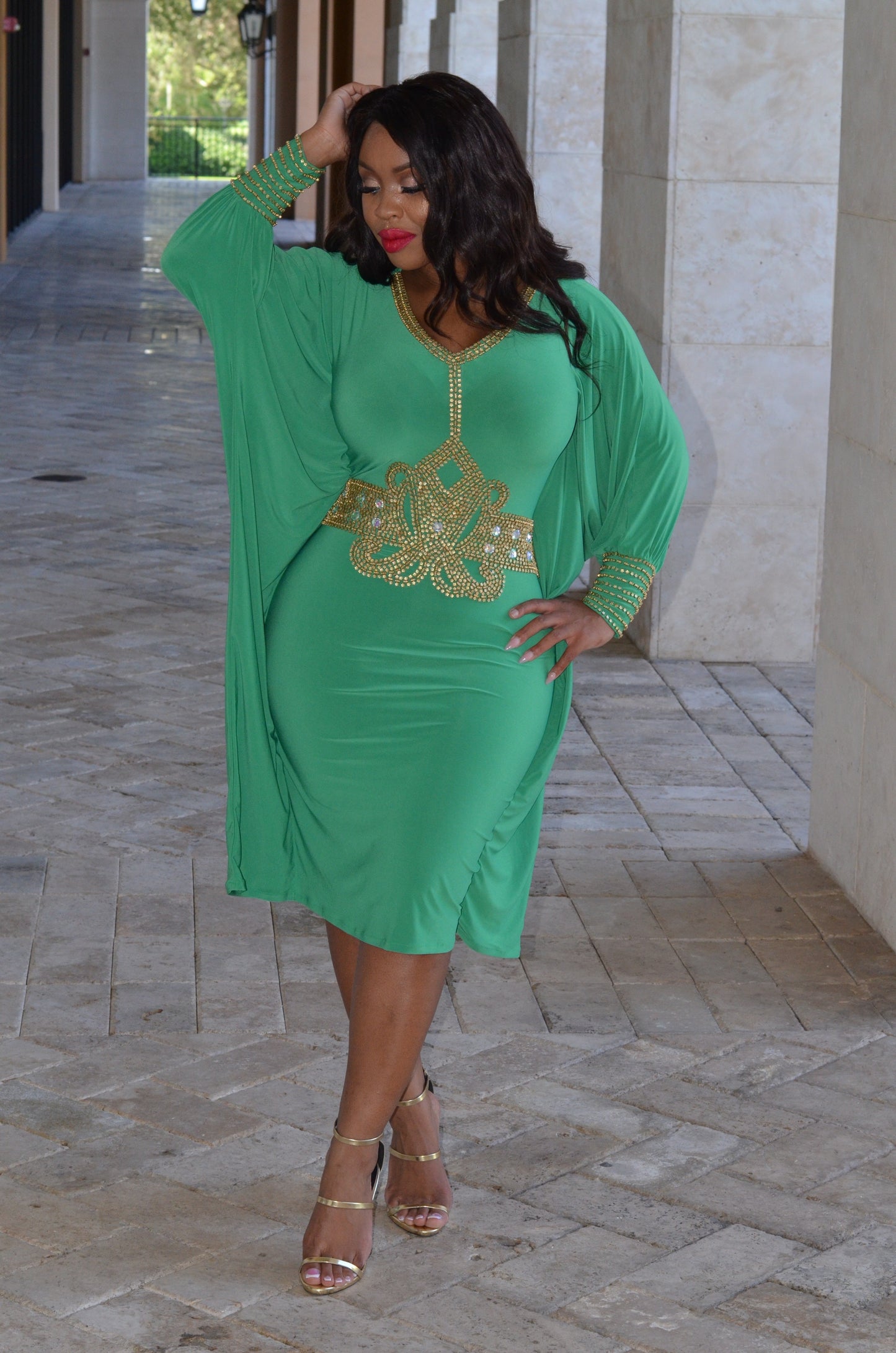 Brooklyn tunic (bright emerald)