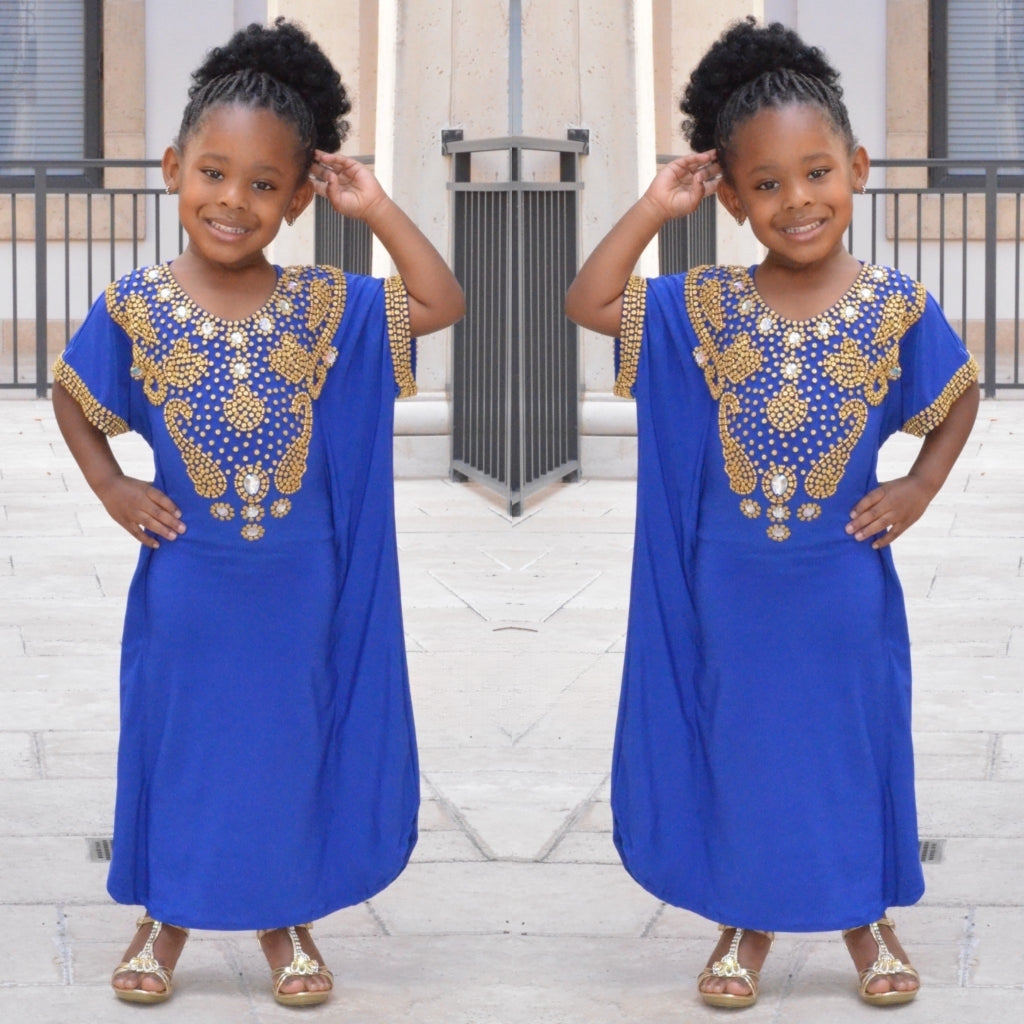 Gylda Kids Kaftan ( Royal Blue )